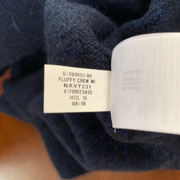 BANANA REPUBLIC Metallic Crewneck Sweater XS - Picture 4 of 6